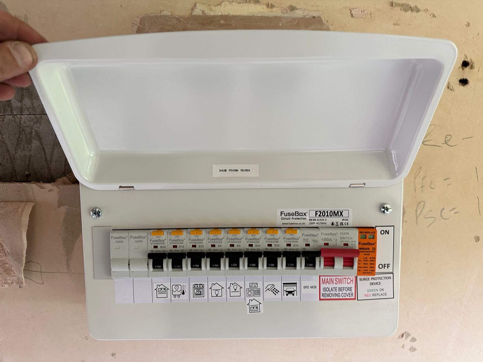 Electrical fit, West Yorkshire property